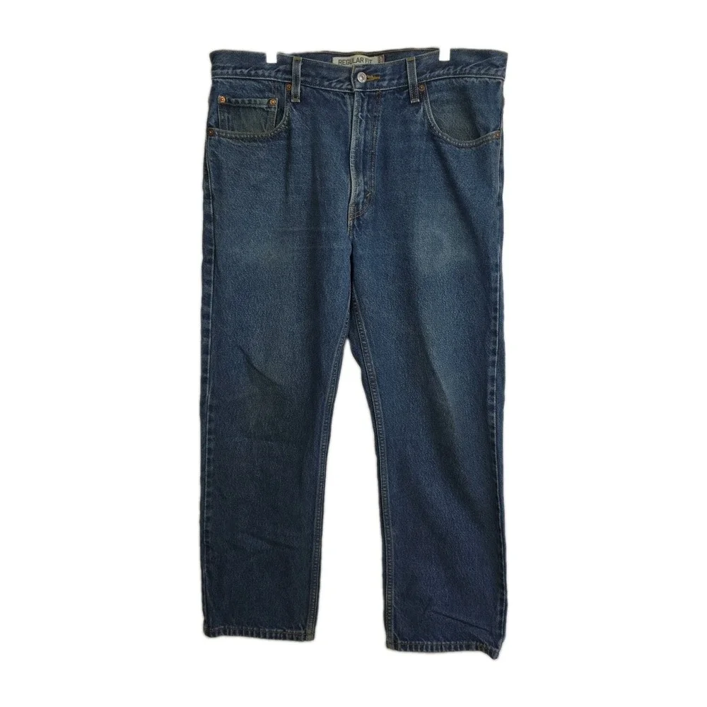 Levi's 505 Regular Fit Jeans Men's 36x30 Blue Straight Leg